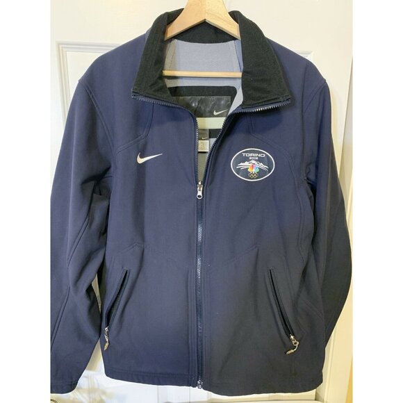 Torino 2006 NBC Staffers Winter Olympics Men’s Size XL NIKE Gray Jacket‎ Coat - Picture 3 of 9